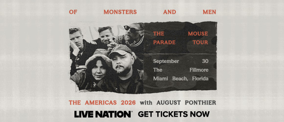 of monsters and men, fillmore miami beach, live nation